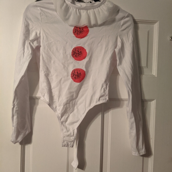 PRETTYLITTLETHING 🤡 print long sleeve bodysuit - Picture 2 of 7